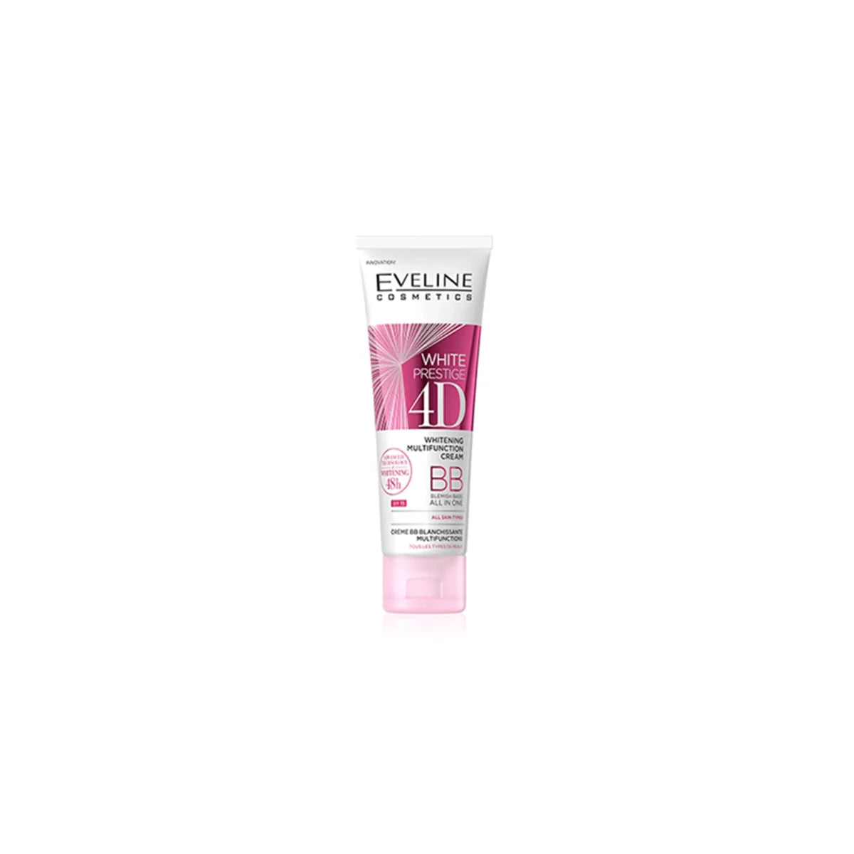 EVELINE White Prestige 4D Whitening Multifunction BB Cream-Light 50ML