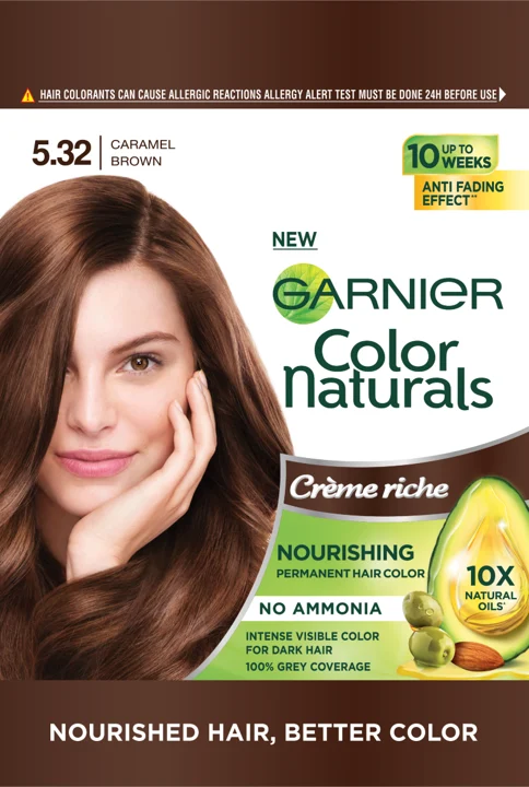 GARNIER 5.32 Caramel Brown Haircolor Sachet 30ML