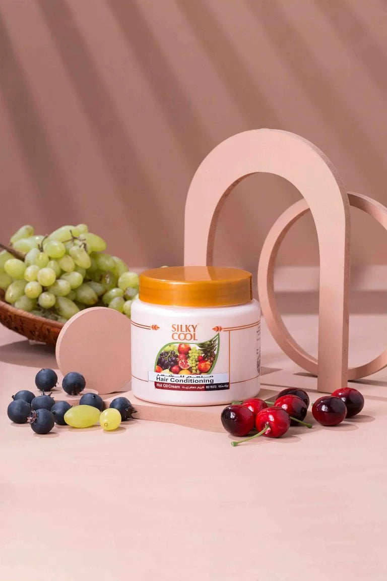 Silky Cool Hot Oil Cream Mix Fruit 500ml