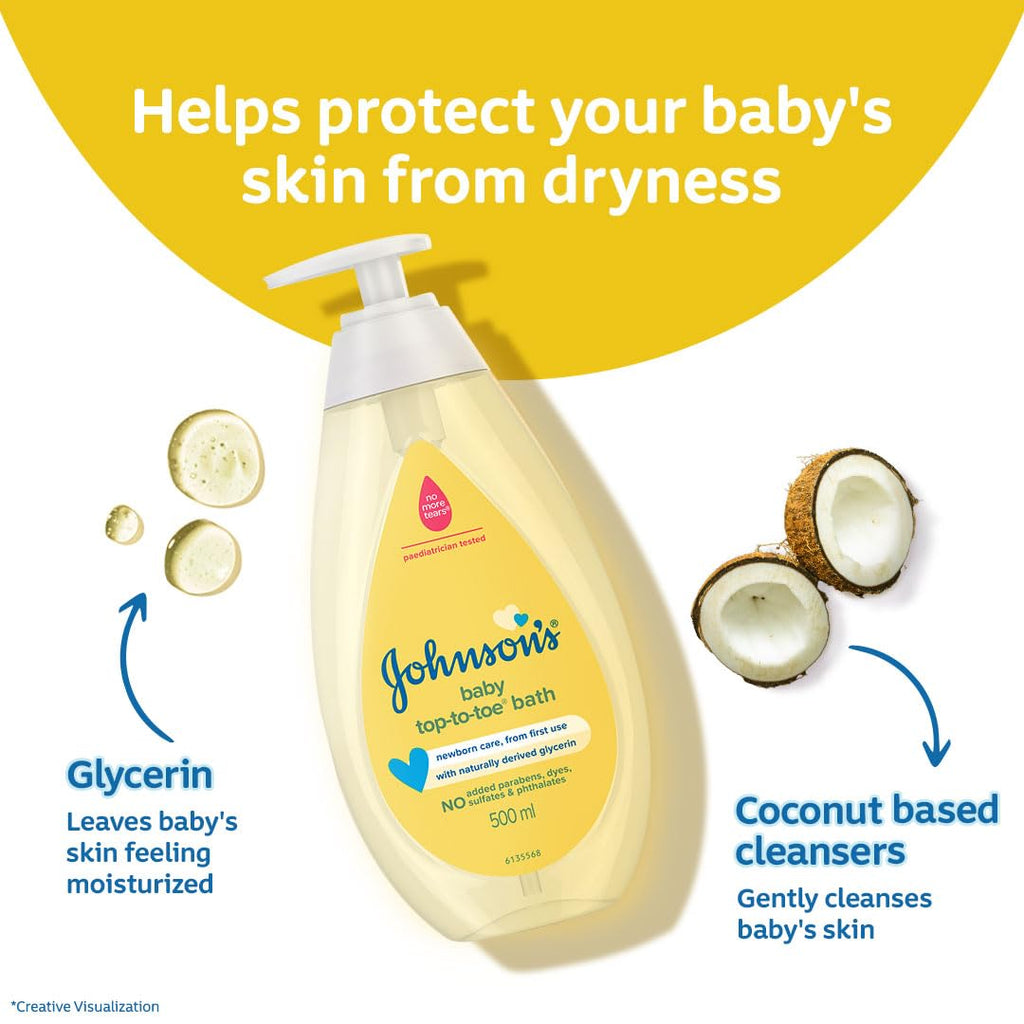 JOHNSON TOP-TO-TOE BABY BATH 200ML