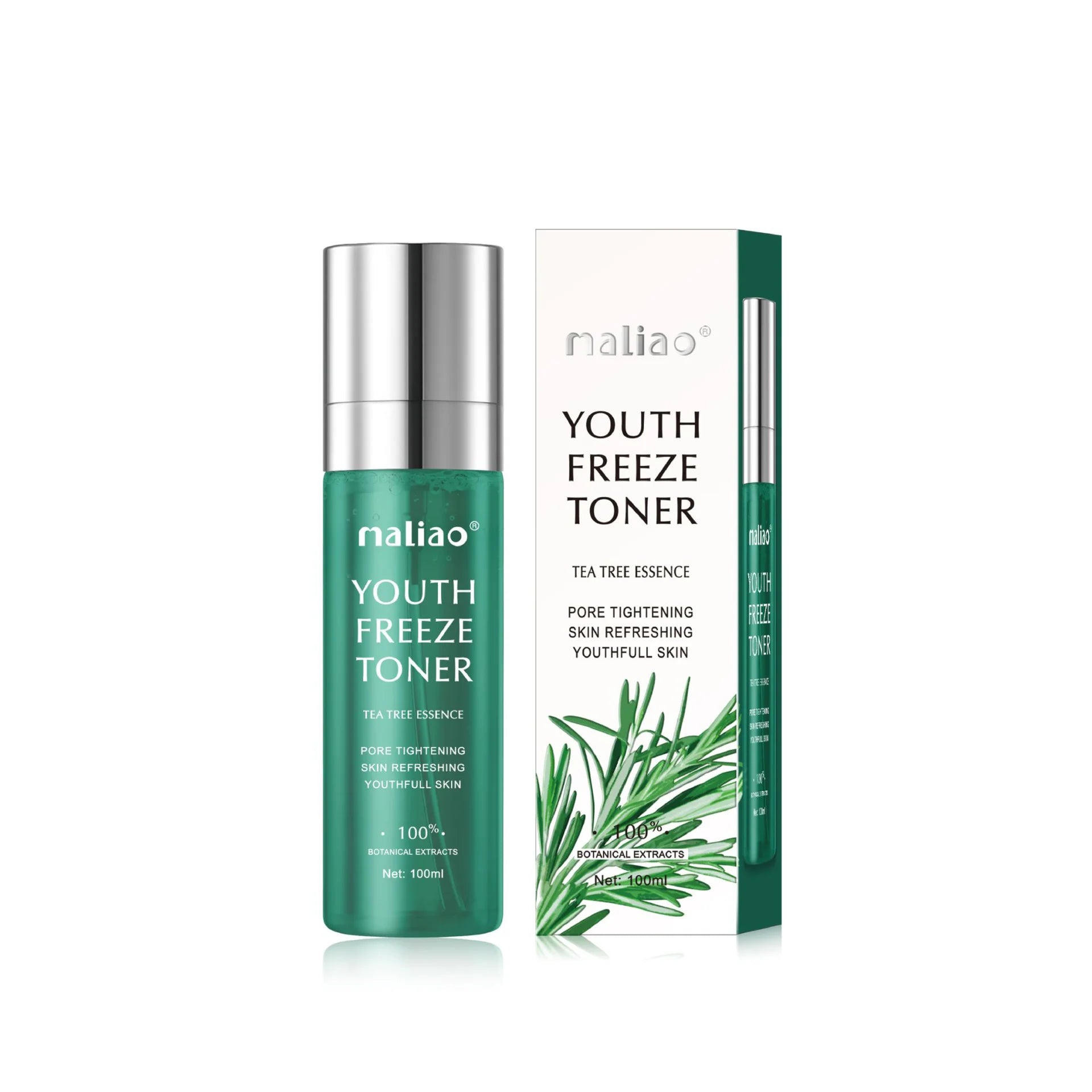 Maliao Youth Freeze Toner Tea Tree Green