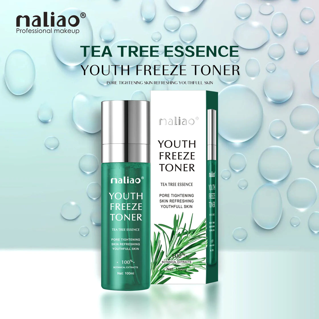 Maliao Youth Freeze Toner Tea Tree Green