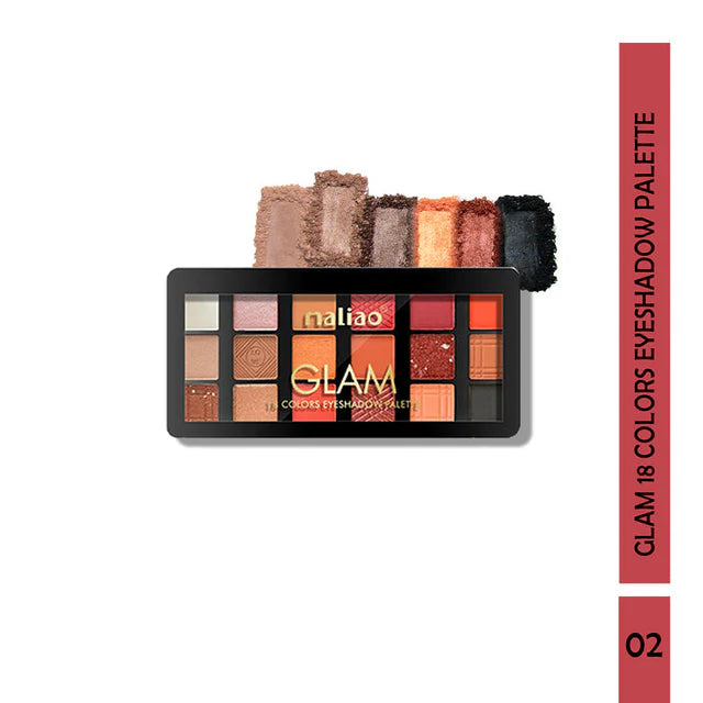 Maliao Glam 18 Colors Eyeshadow Palette M172