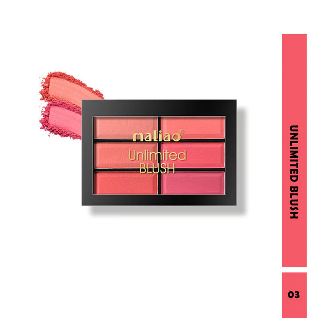 Discover Radiant Cheeks with Maliao Unlimited Blush Palette (01) 18g