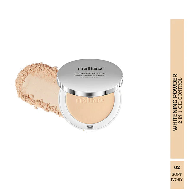 Maliao Whitening Powder 2-in-1 Oil Control Compact M117