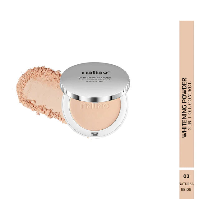 Maliao Whitening Powder 2-in-1 Oil Control Compact M117