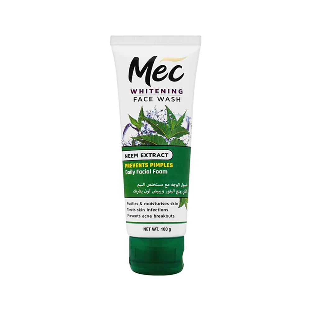 Mec Brightening Neem Extract Face Wash 100gm