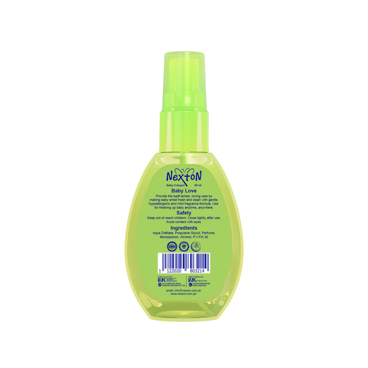 NEXTON BABY COLOGNE BABY LOVE 80ML