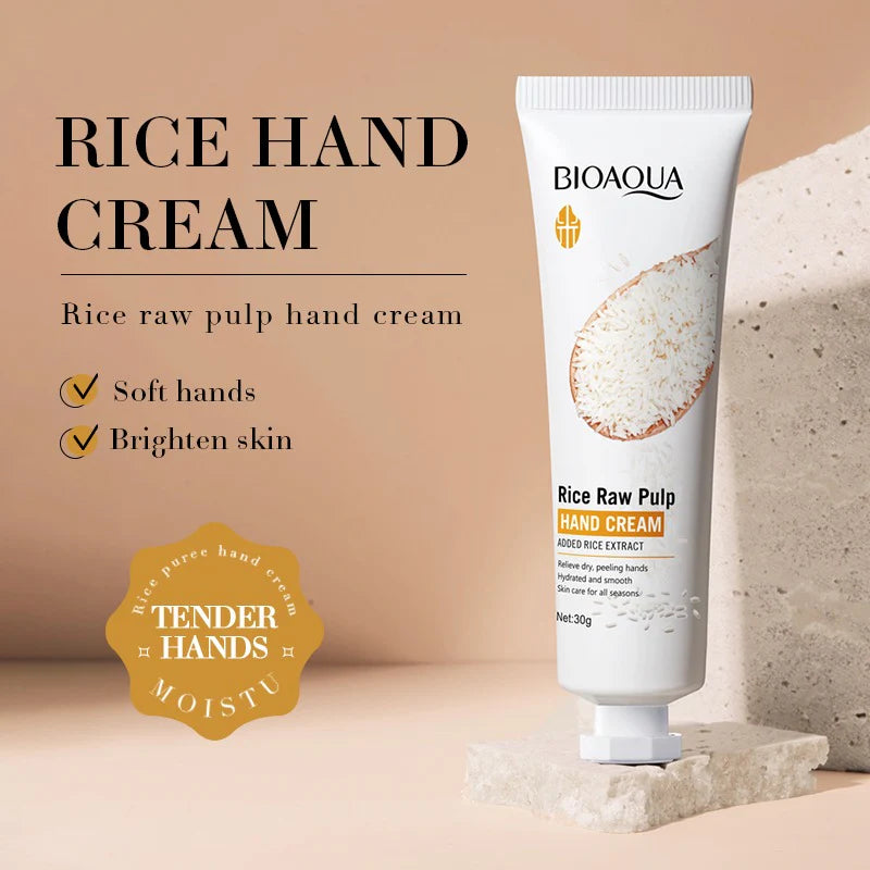 BIOAQUA RICE HAND CREAM-30G