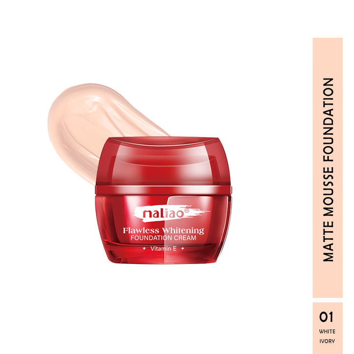Maliao Flawless Whitening Foundation Cream with Vitamin E M337