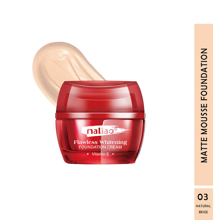 Maliao Flawless Whitening Foundation Cream with Vitamin E M337