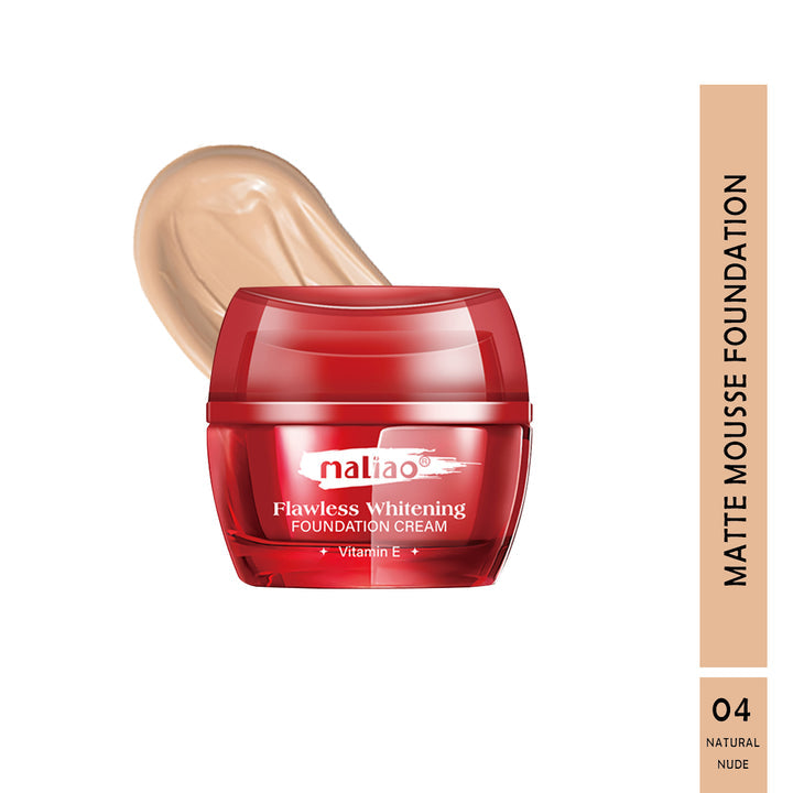 Maliao Flawless Whitening Foundation Cream with Vitamin E M337