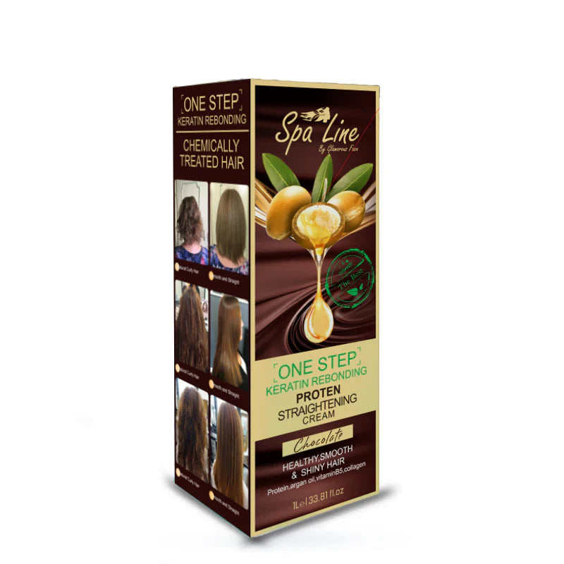 Spa Line, Straightening Cream Chocolate 1000 ml