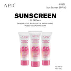 APK Sun Screen SPF 50 with New Formula - Waterproof Protection