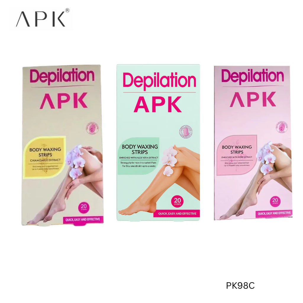 Sale APK Depilation Body Waxing Strips – Smooth Skin Hair Removal (20 Strips)