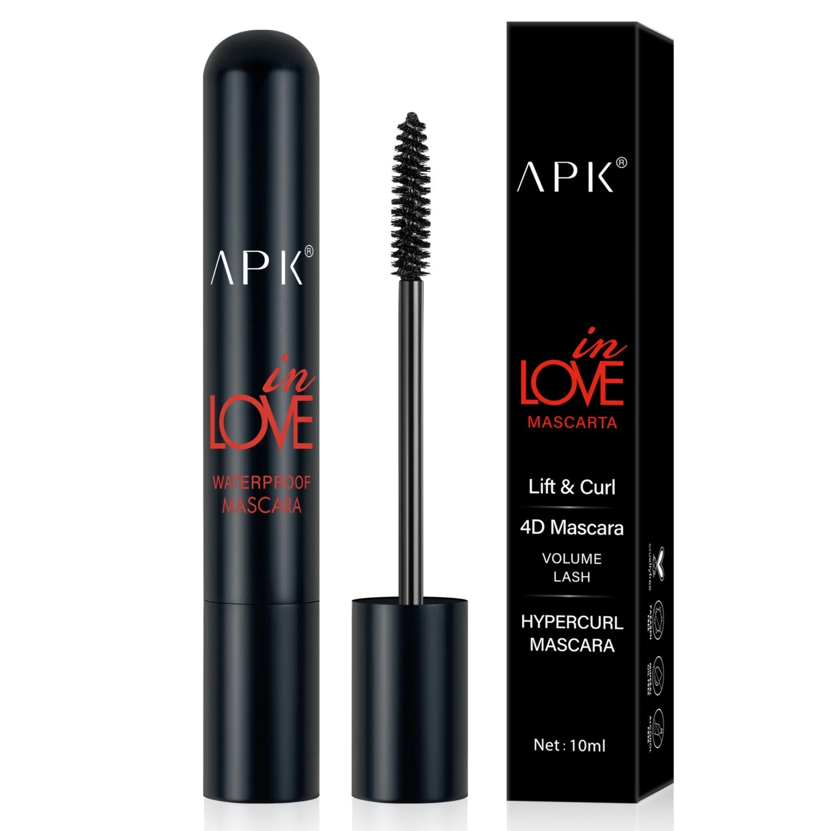 APK 4D Black – Lift and Curl Waterproof Mascara