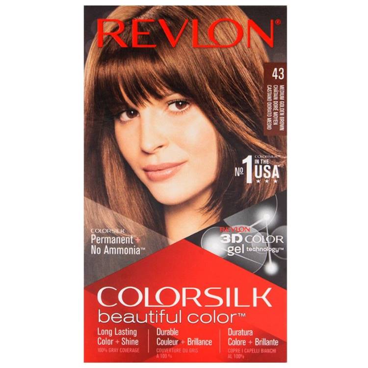 Revlon Colorsilk Medium Golden Brown Hair Color 43