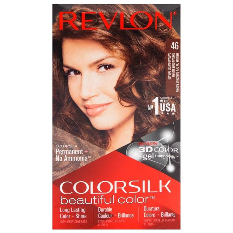 Revlon Colorsilk Medium Golden Chestnut Brown Hair Color 46