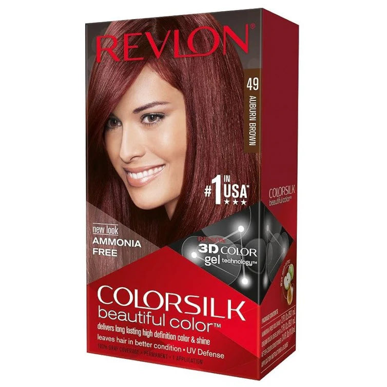 Revlon Colorsilk Auburn Brown Hair Color 49