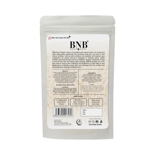 BNB Rice Extract Mask 120G