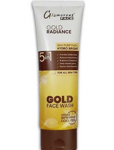 Glamorous Face 5 in 1 Gold Radiance Face Wash 100gm