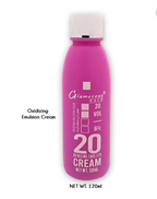 GLAMOROUS FACE OXIDIZING EMULSION CREAM 20 VOL WITH FACE  BLONDE BLEACH POWDER