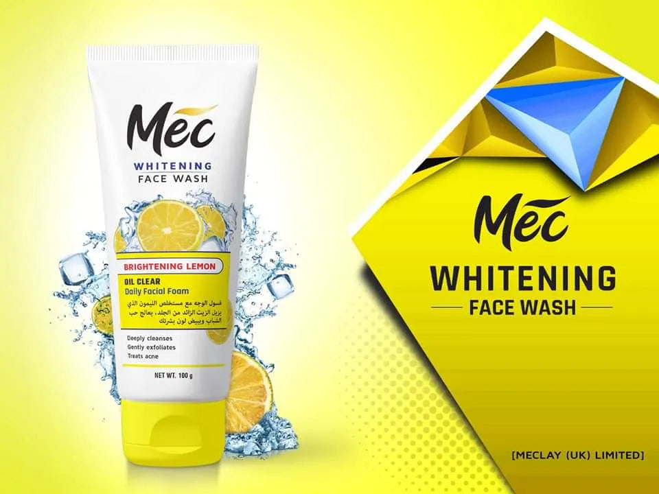 Mec Brightening Lemon Face Wash 100gm