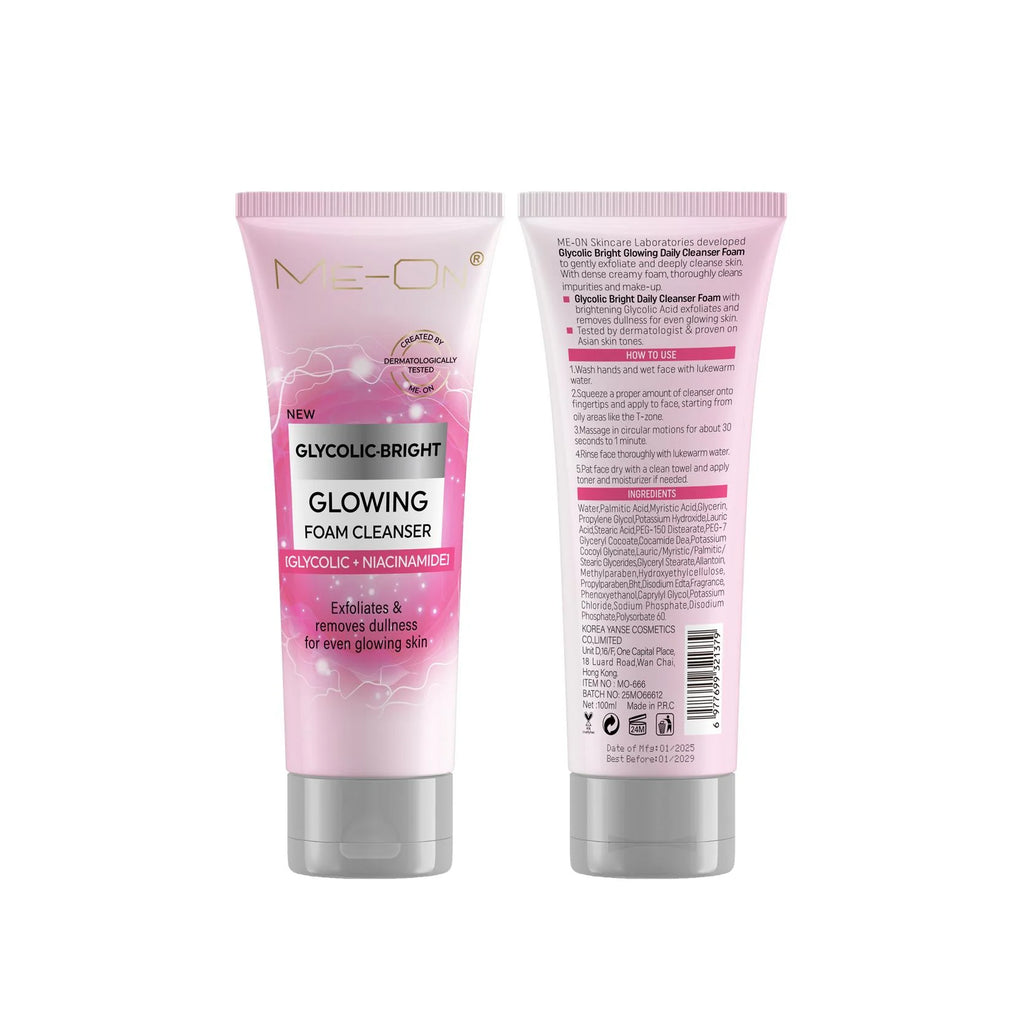 ME-ON GLYCOLIC BRIGHT Foam CLeanser-100ML