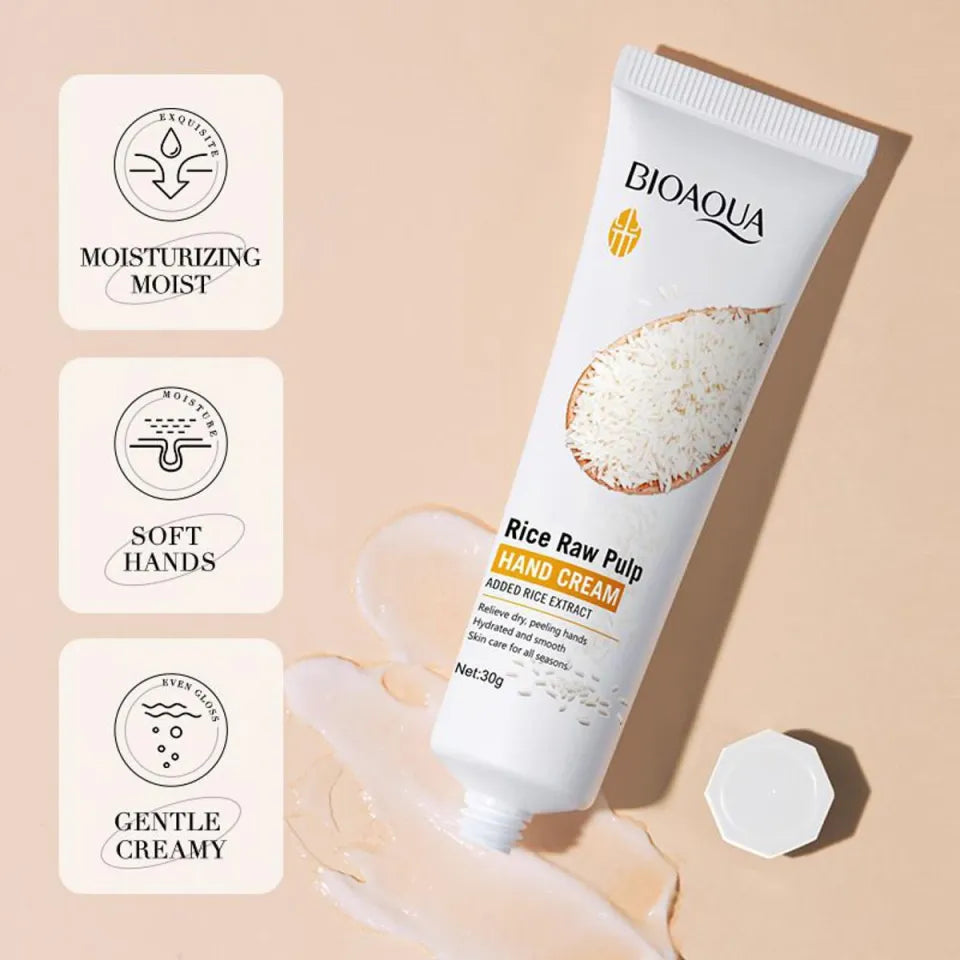 BIOAQUA RICE HAND CREAM-30G
