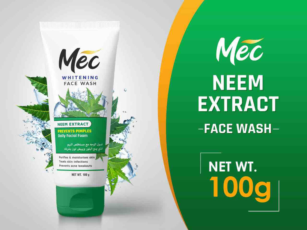 Mec Brightening Neem Extract Face Wash 100gm