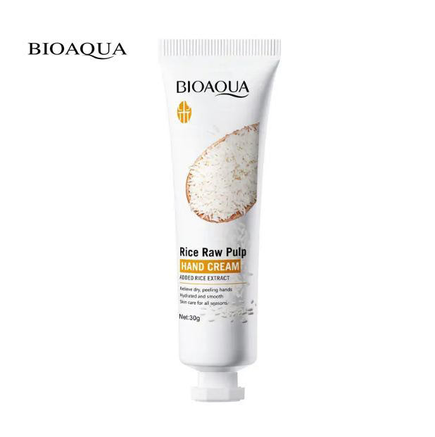 BIOAOUA RICE PULP HAND MASK 30G