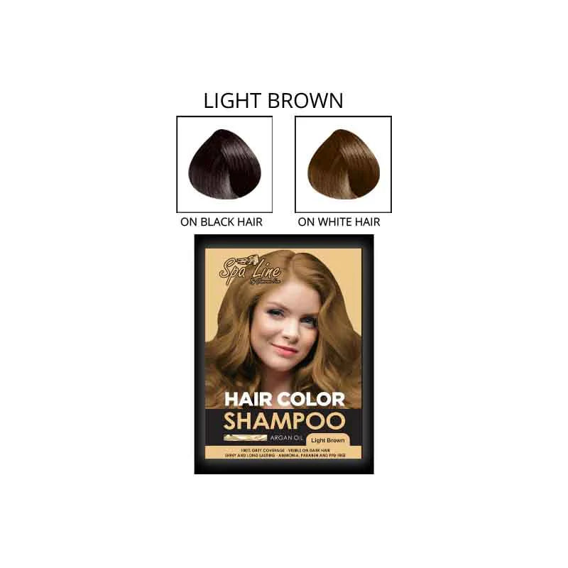 Spa Line Hair Color Shampoo 30Ml