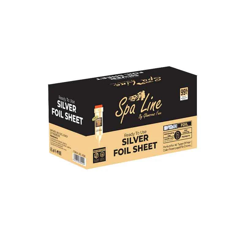 Spa Line  Aluminium Foil Paper | Silver Foil Sheet for Hair Coloring