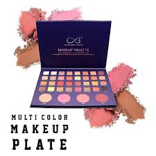 CVB 38 makeup palette colors +Highlighter Palatte