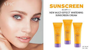 APK Sun Screen SPF 60+ with New Formula - Waterproof Protection