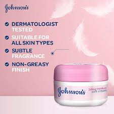 Johnson's 24 Hour Moisture Soft Cream -200ML