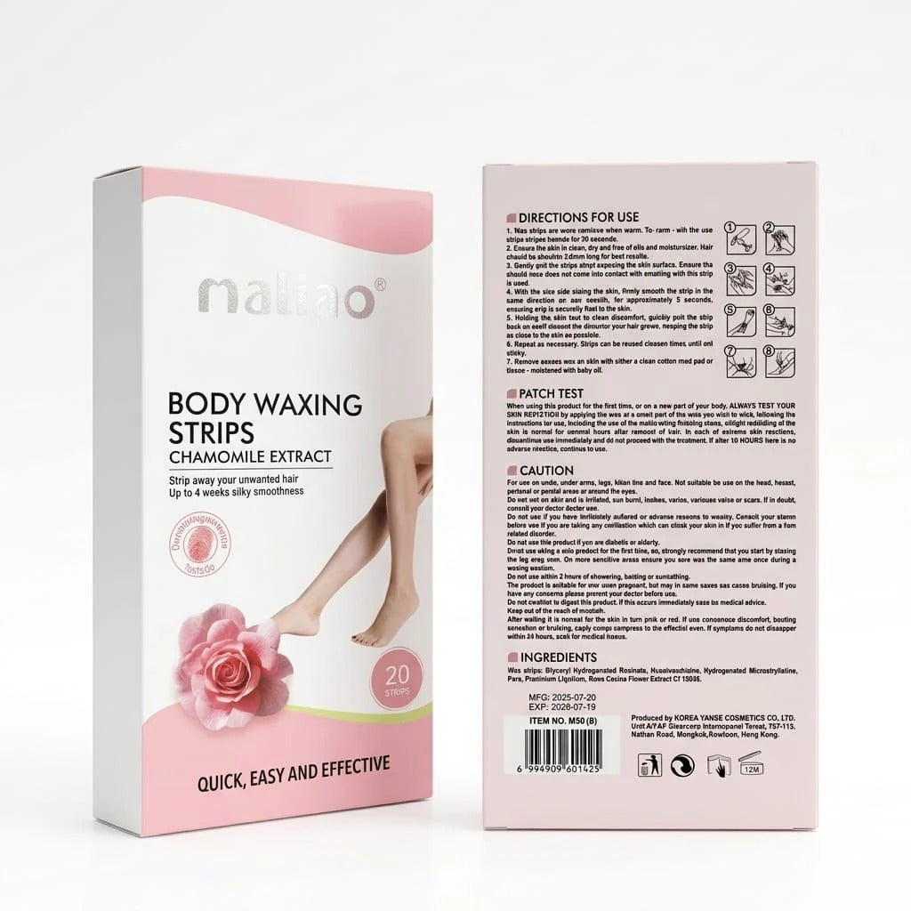 Maliao Wax Strips Hair Removal Strips