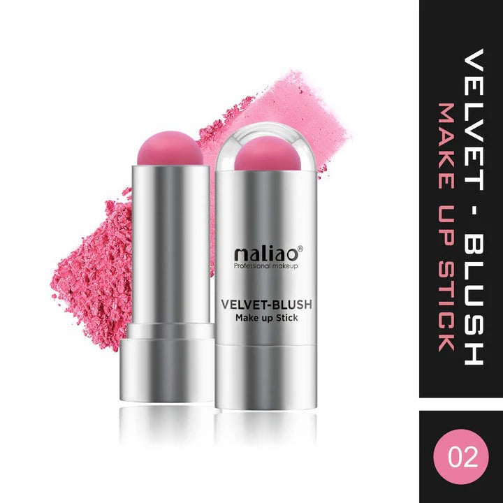 Maliao Velvet Blush Stick – Creamy Glow Finish M441