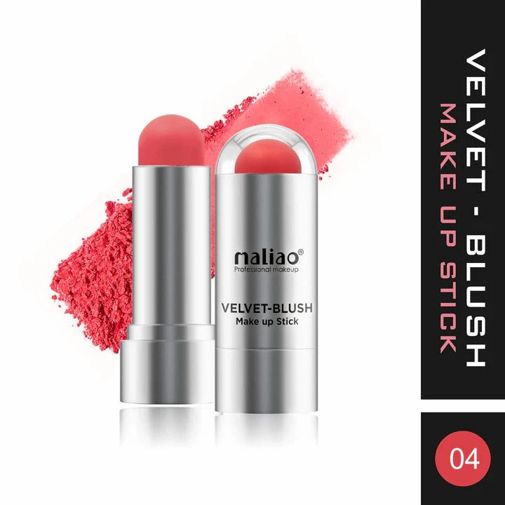 Maliao Velvet Blush Stick – Creamy Glow Finish M441