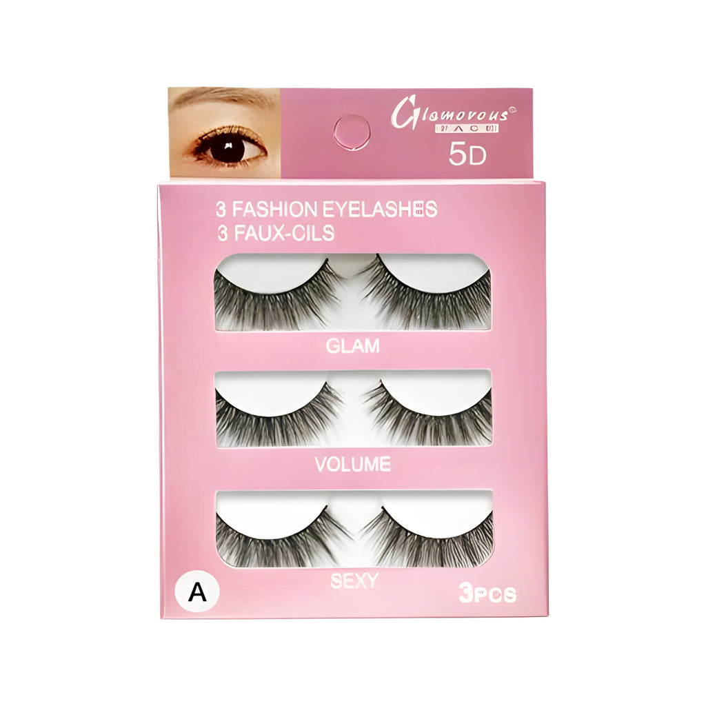 GLAMOROUS FACE 3 FASHION EYELASHES
