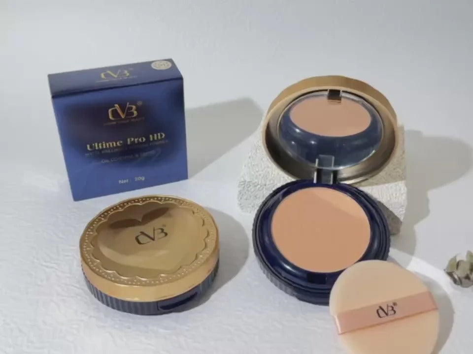Cvb Hd Matte Brilliance Pressed Powder Oil Control & Spf30