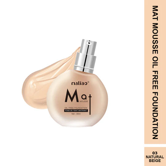 Maliao Matte Mousse Foundation – Oil-Free Perfection (M 268)