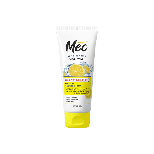 Mec Brightening Lemon Face Wash 100gm