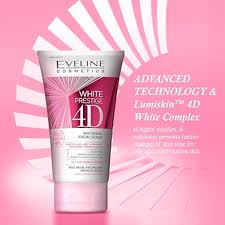 Eveline White Prestige 4D Whitening Facial Scrub-150ML
