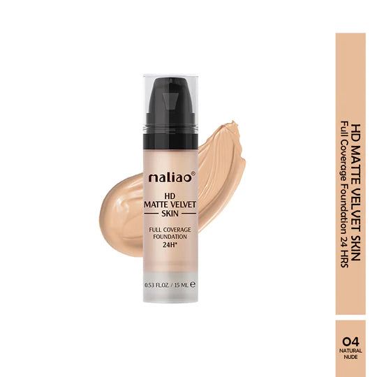 Maliao HD Matte Velvet Skin Full Coverage Foundation 24H M222