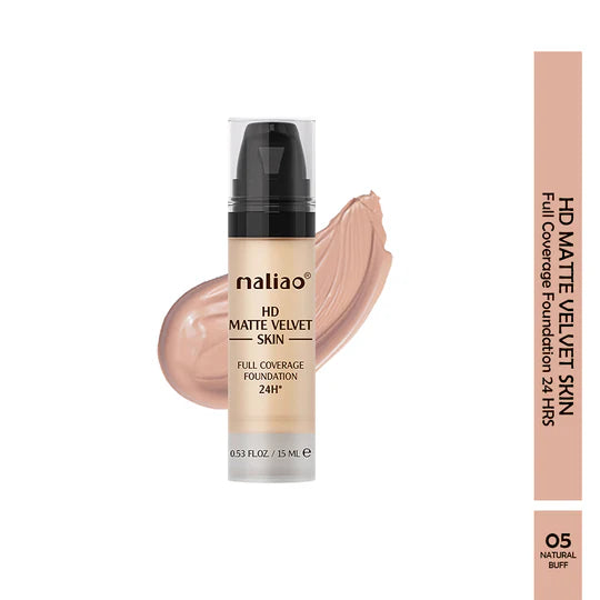 Maliao HD Matte Velvet Skin Full Coverage Foundation 24H M222