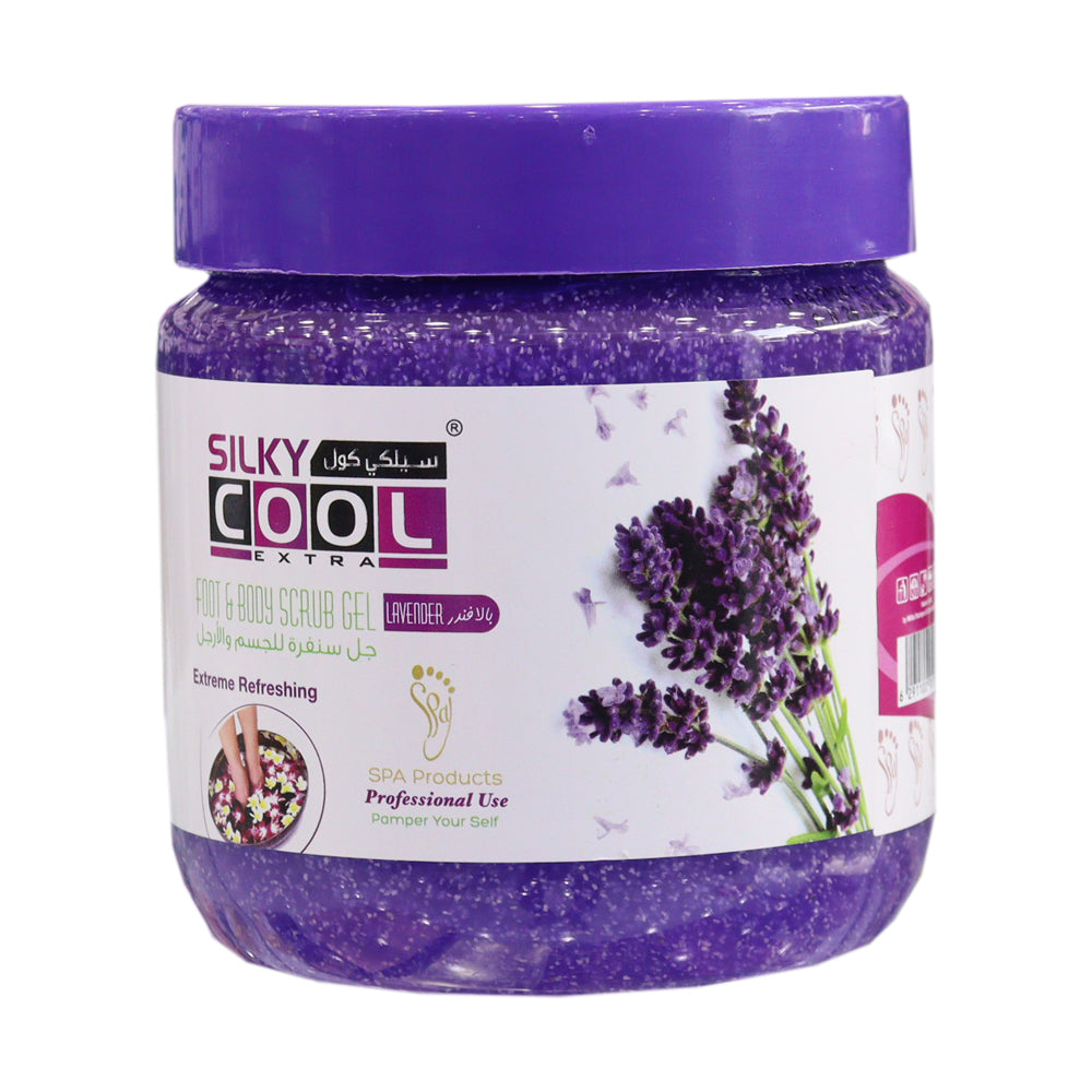 Silky Cool Foot & Body Scrub Gel-Lavender 500ml
