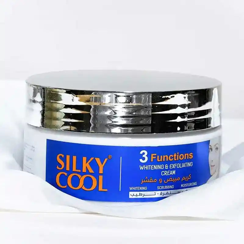 Silky Cool 3 in 1 Whitening & Exfoliating Cream 200ml