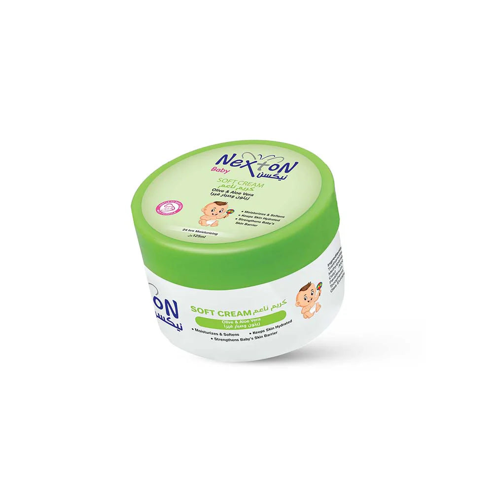 NEXTON BABY SOFT CREAM OLIVE AND ALOE VERA 125ML